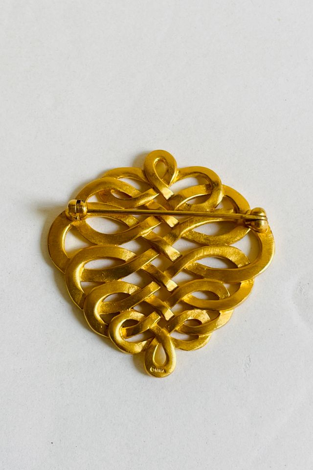 Vintage 1990's Celtic Knot Pin  Selected by FernMercantile #1
