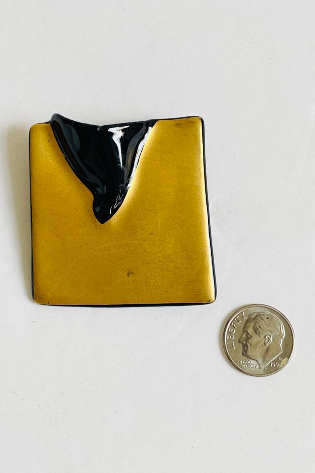 Vintage 1980's Artisan Rosenthal Modernist Pin Selected by FernMercantile #2