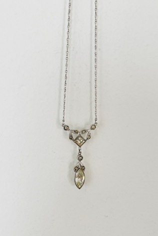 Vintage 1950's Sterling Delicate Necklace Selected by FernMercantile