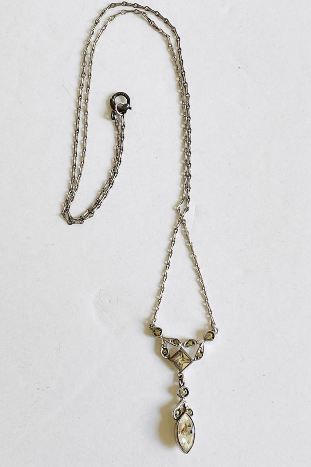 Vintage 1950's Sterling Delicate Necklace Selected by FernMercantile #2