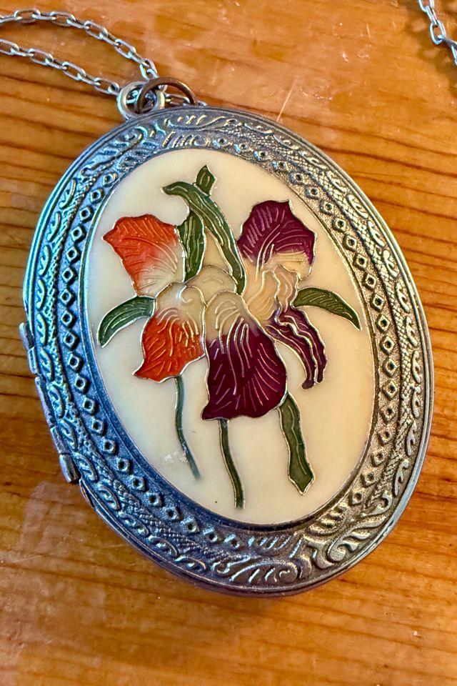 Vintage Cloisonné Locket Selected by Personal Choice #1