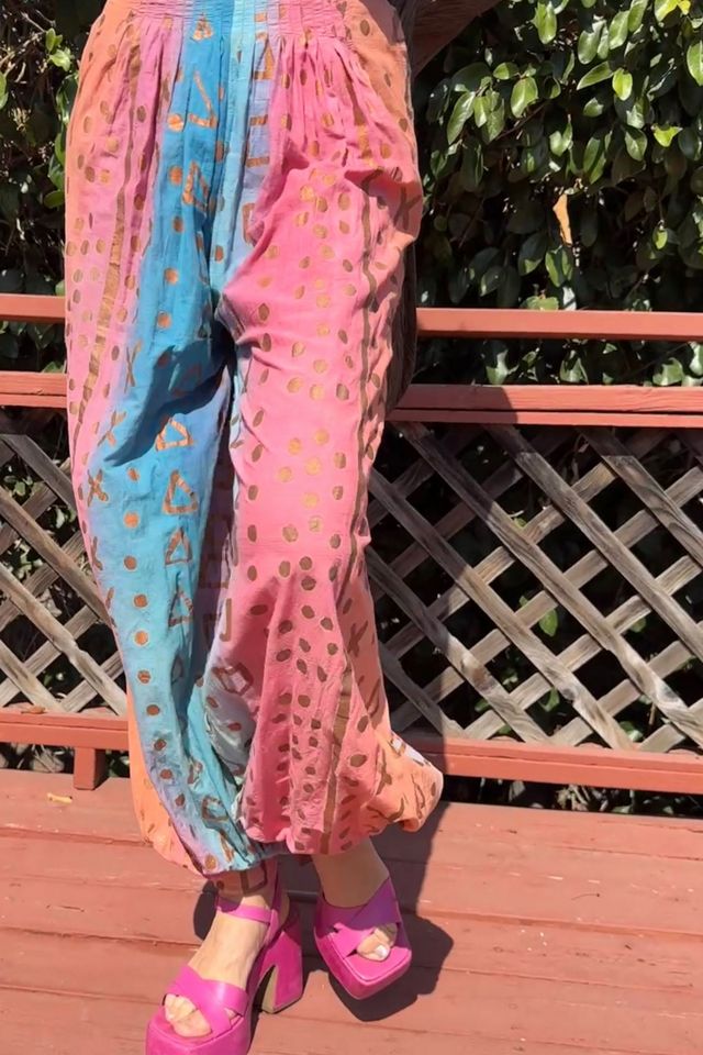 Vintage Hand Dyed and Painted Bloomer Pants Selected by Personal Choice #3