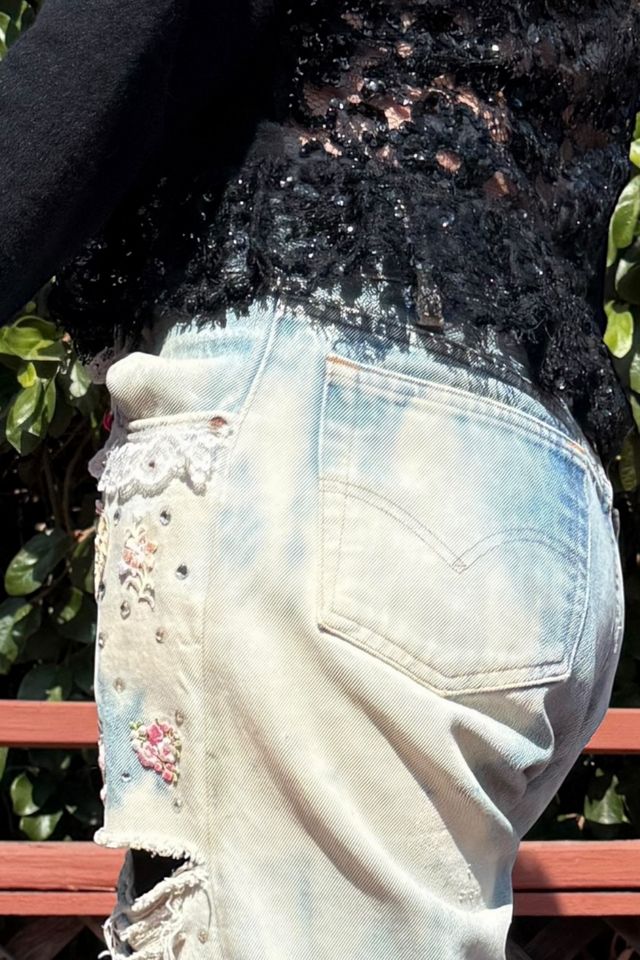 1980s Adrienne Vittadini Sheer Sequin Lace Back Peplum Sweater Selected by Personal Choice #2