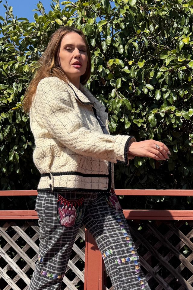 Vintage Ungaro Solo Donna Plaid Blouson Jacket Selected by Personal Choice #1