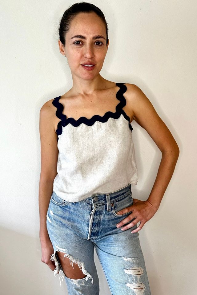 Jumbo Rik Rak Linen Camisole Selected by Picky Jane #1