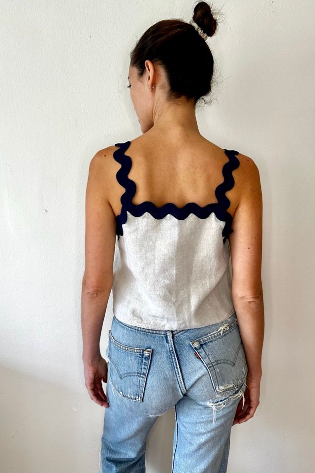 Jumbo Rik Rak Linen Camisole Selected by Picky Jane #3