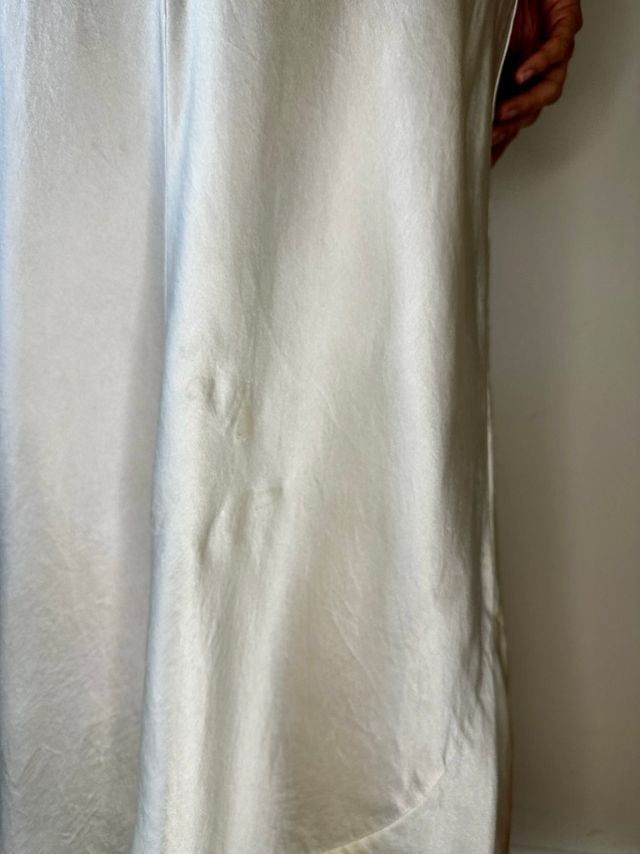 Cream Low Back Maxi Bias Slip with Embroidery  Selected by Picky Jane #3