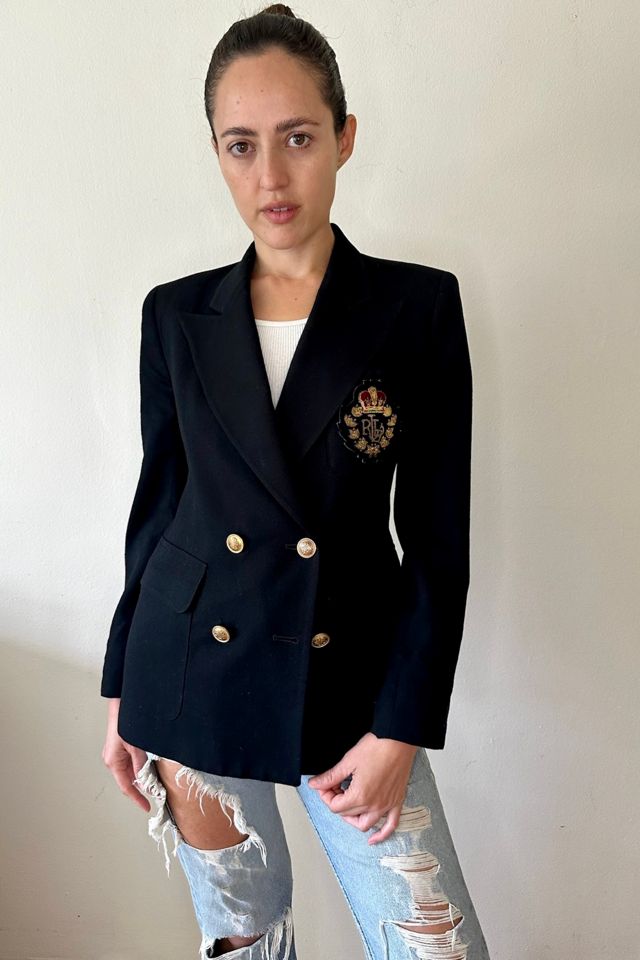 Black Lauren Wool Blazer Selected by Picky Jane #1