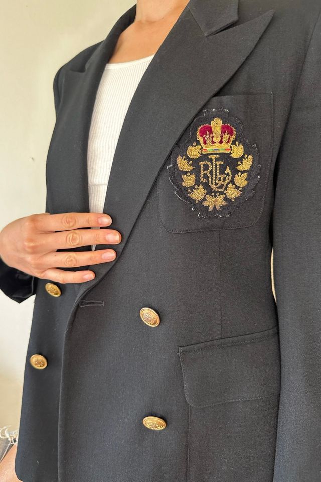 Black Lauren Wool Blazer Selected by Picky Jane #2