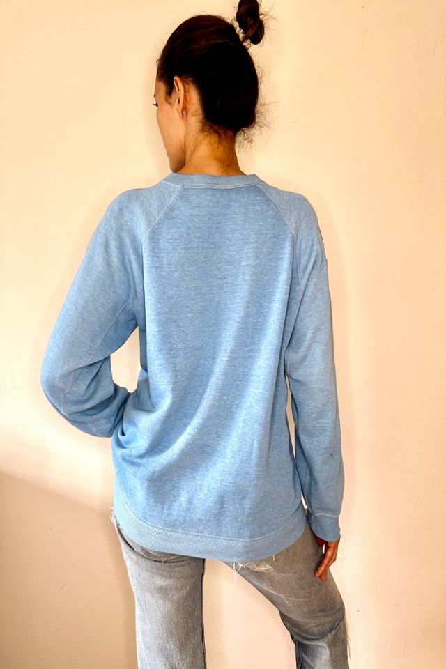 Johnny Cash Vintage Distressed Baby Blue Patch Sweatshirt xSelected by Picky Jane #3