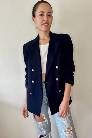 Vintage Evan Picone Wool Sailor Blazer Selected by Picky Jane
