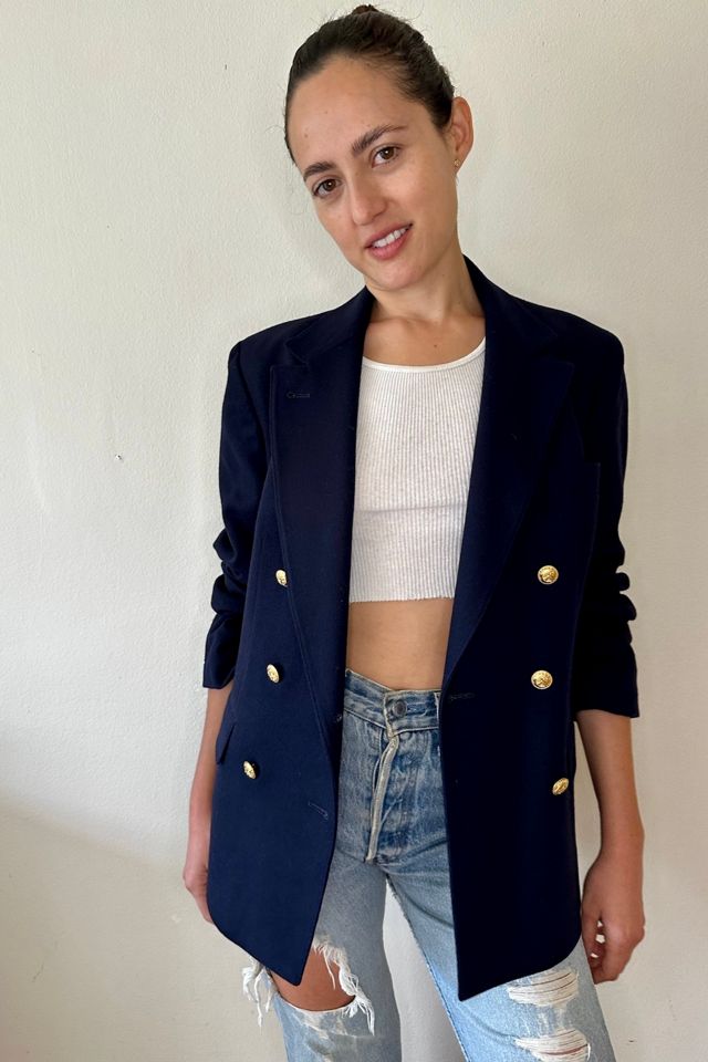 Vintage Evan Picone Wool Sailor Blazer Selected by Picky Jane #1