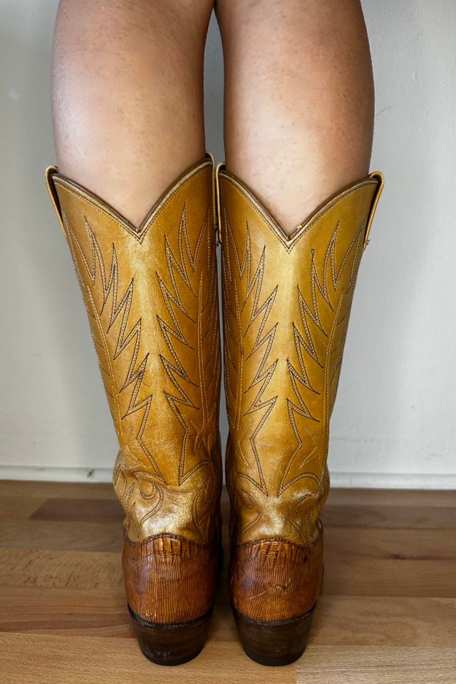 Vintage 80s Dan Post Exotic Cowboy Boots Selected by Picky Jane #3