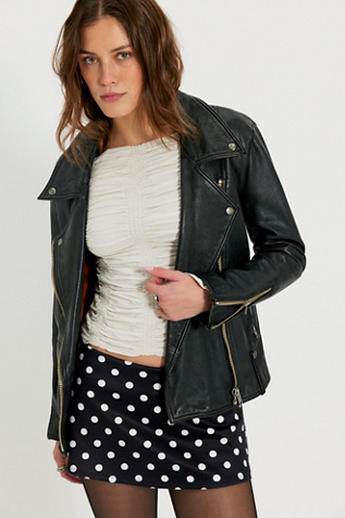 Geel Aria Printed Skort at Free People in Black, Size: S