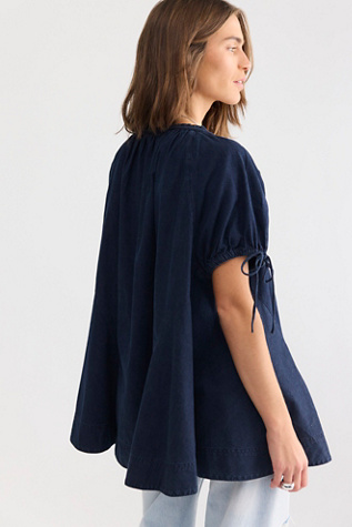 Женский топ Free People Farley Chambray Tunic, цвет: Варёный — фото 2