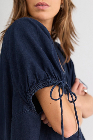 Женский топ Free People Farley Chambray Tunic, цвет: Варёный — фото 4