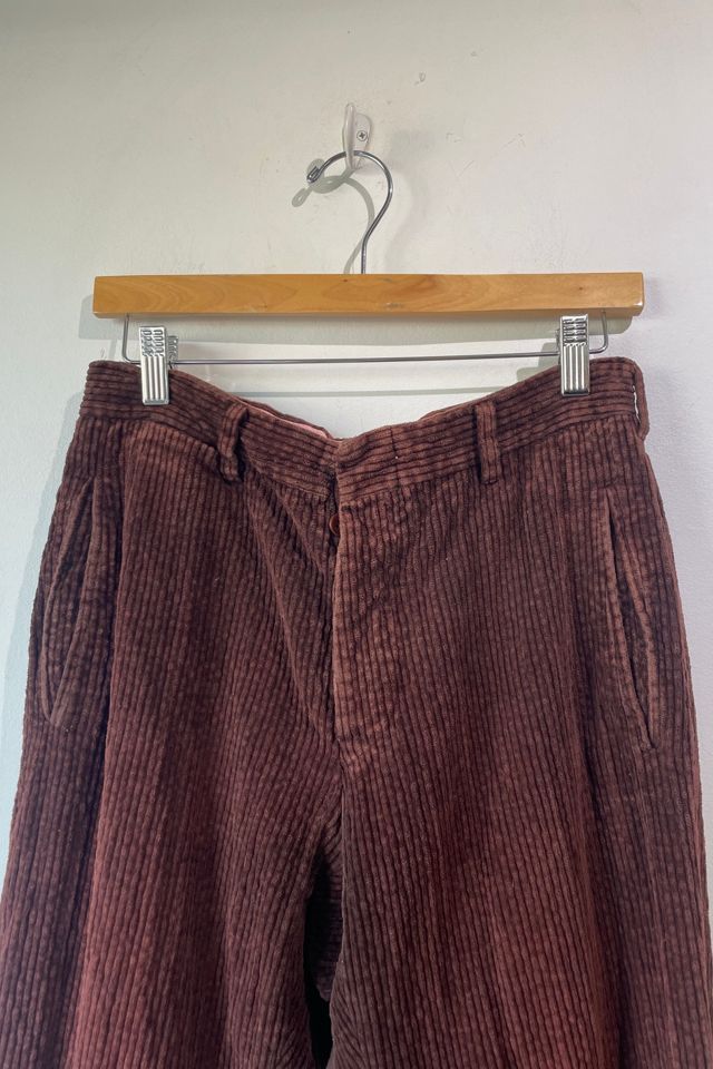 Vintage Romeo Gigli Brown Wide Wale Cords Selected by The Curatorial Dept. #1