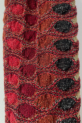 Vivienne Westwood Edith Red Knit Arm Warmers Selected by The Curatorial Dept.