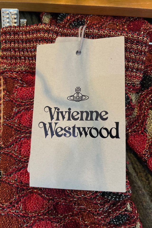 Vivienne Westwood Edith Red Knit Arm Warmers Selected by The Curatorial Dept. #3