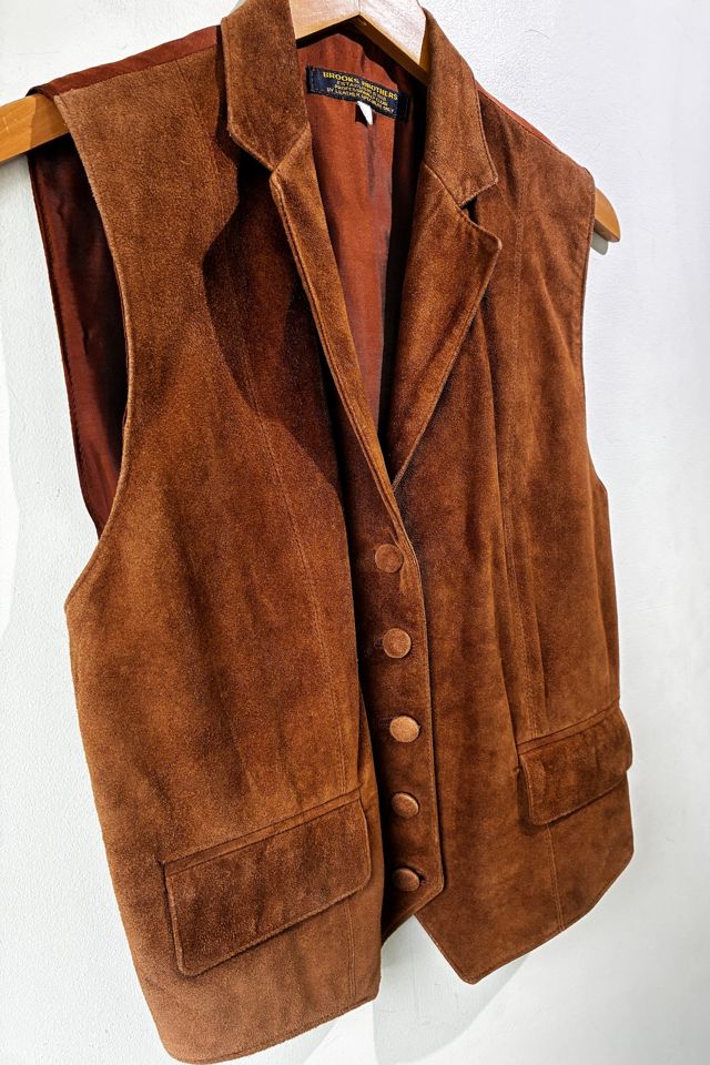 Brooks Brothers Brown Suede Vest Selected by The Curatorial Dept. #1