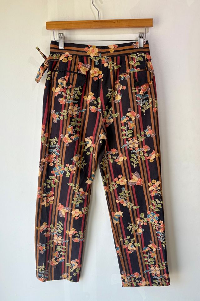 Bode Brown Floral Pattern Pants Selected by The Curatorial Dept. #1
