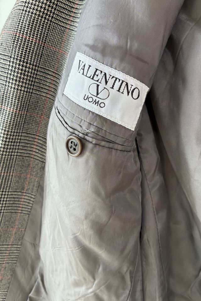 Valentino Black and White Houndstooth Sport Coat Selected by The Curatorial Dept. #2