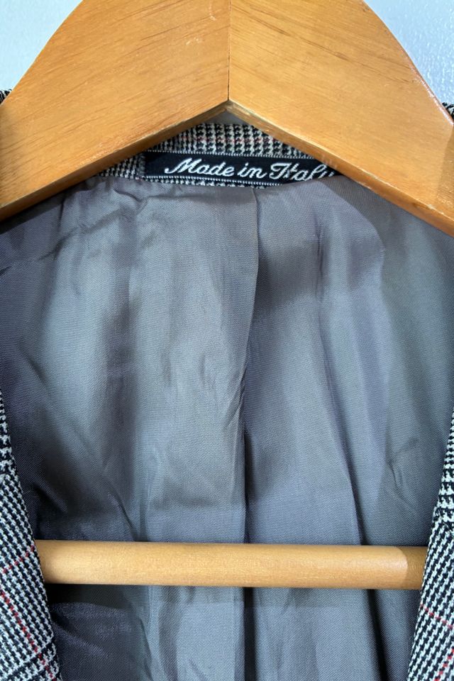 Valentino Black and White Houndstooth Sport Coat Selected by The Curatorial Dept. #3