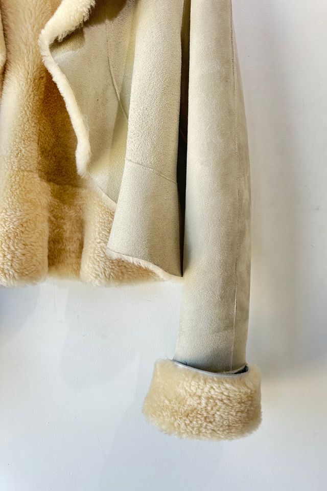 Marc Jacobs Runway Suede Shearling Cropped Jacket Selected by The Curatorial Dept. #1