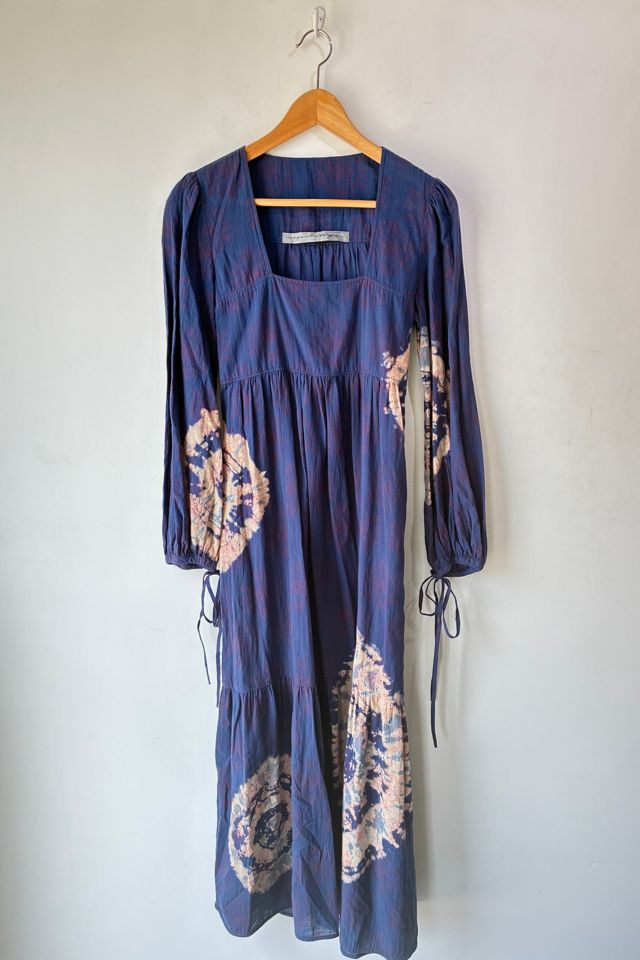 Raquel Allegra Blue Tie Dye Dress Selected by The Curatorial Dept.