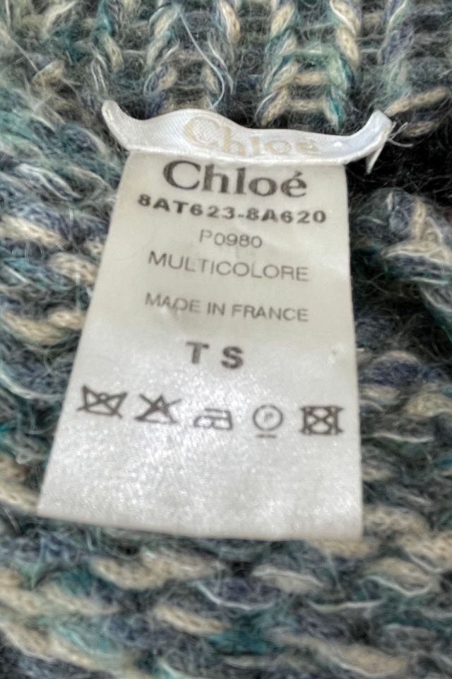 Chloé Multicolor Mohair Knit Cardigan Selected by The Curatorial Dept. #2