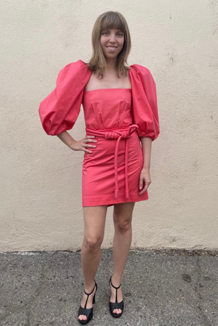 Johanna Ortiz Camelia Rhythm Belted Mini Dress Selected by The Curatorial Dept.