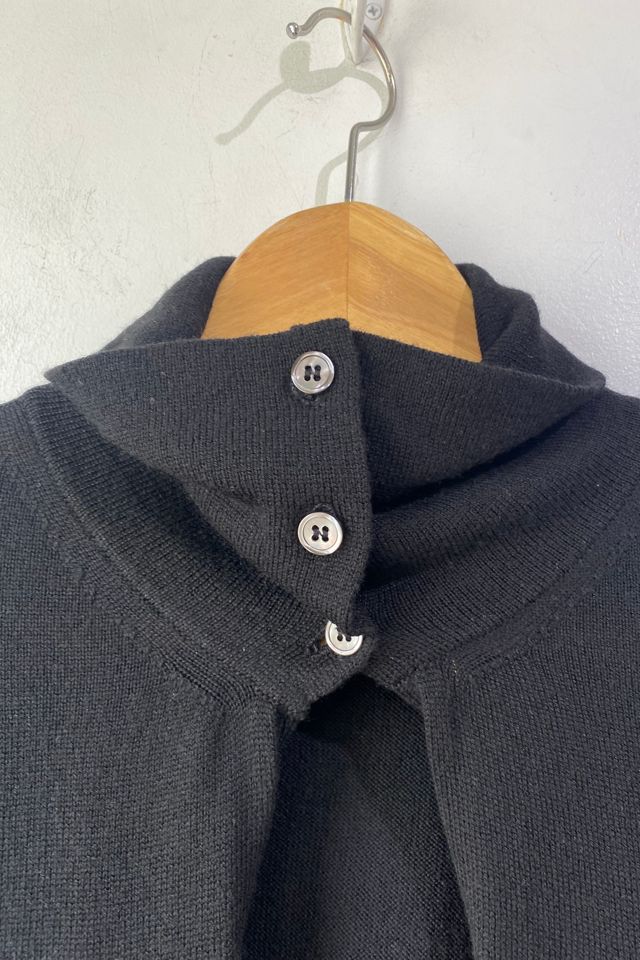 Ann Demeulemeester Black Wool Capelet Selected by The Curatorial Dept. #1