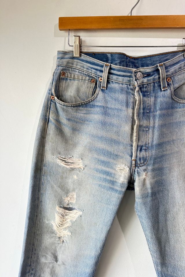 Levi's Distressed Light Wash 501s Selected by The Curatorial Dept. #1