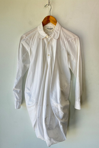 Junya Watanabe White Bubble Hem Shirt Selected by The Curatorial Dept.