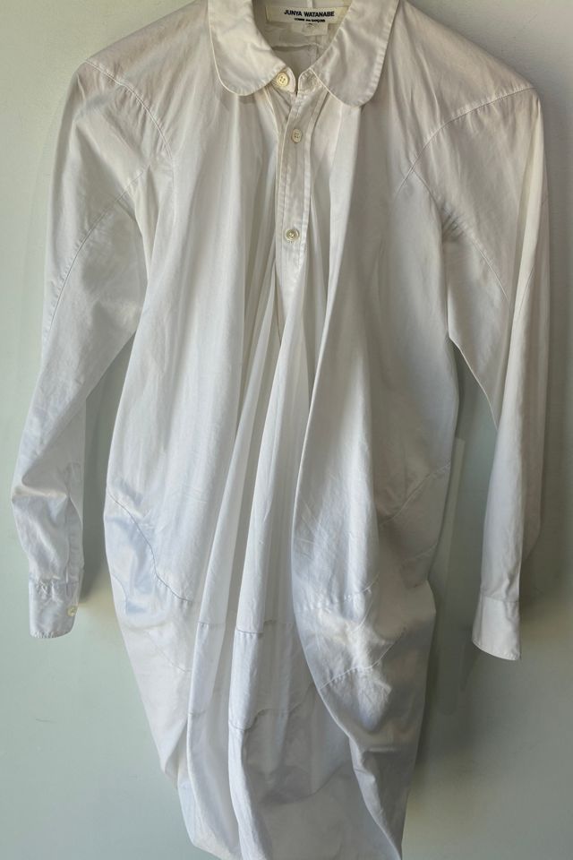 Junya Watanabe White Bubble Hem Shirt Selected by The Curatorial Dept. #1