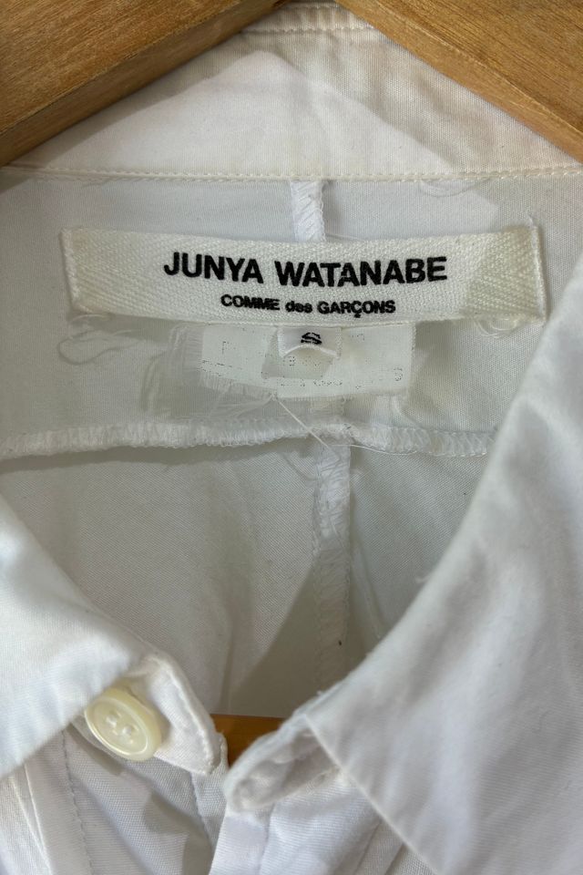 Junya Watanabe White Bubble Hem Shirt Selected by The Curatorial Dept. #3