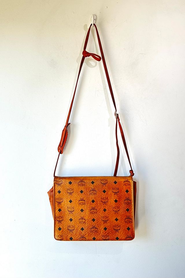 Vintage Leather MCM Crossbody Purse Selected by The Curatorial Dept. #1