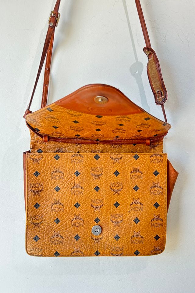 Vintage Leather MCM Crossbody Purse Selected by The Curatorial Dept. #2