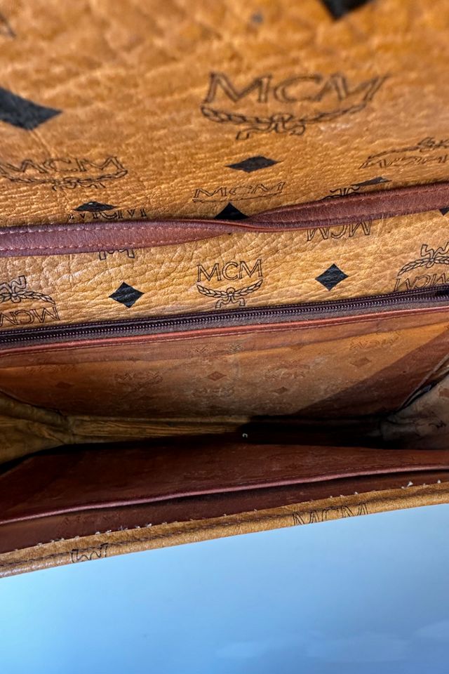Vintage Leather MCM Crossbody Purse Selected by The Curatorial Dept. #3