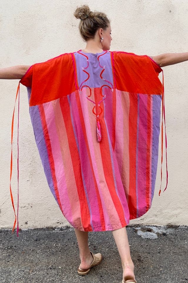 Vintage Josefa for Neiman Marcus Pink/Orange Caftan Selected by The Curatorial Dept. #3