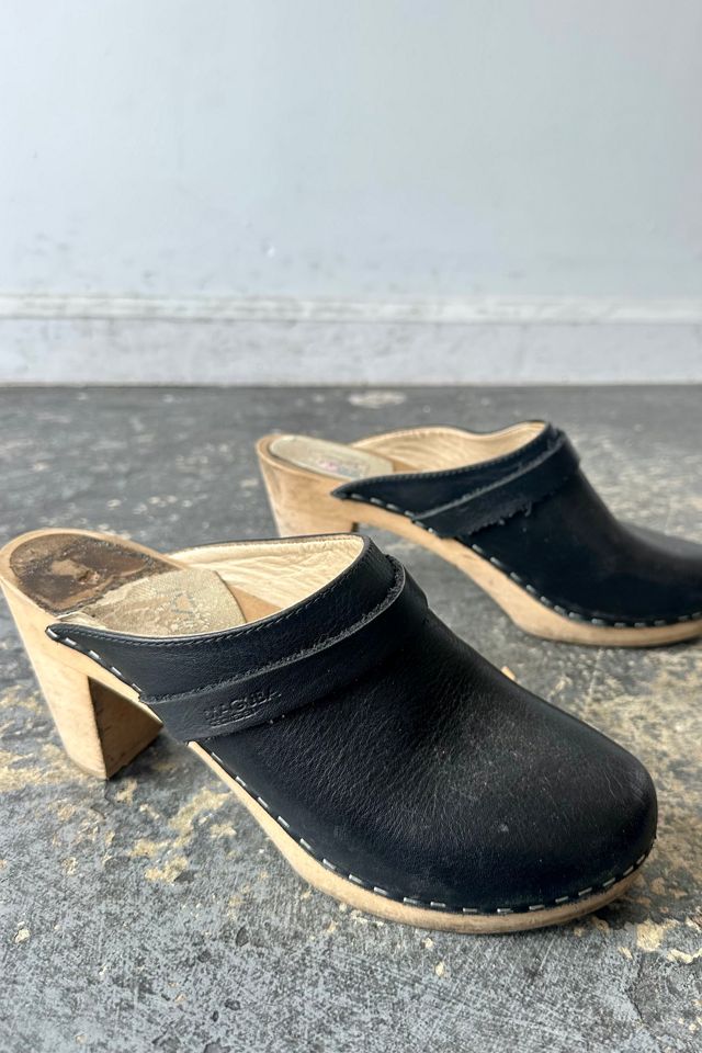Maguba Black Wooden Clogs Selected by The Curatorial Dept. #1