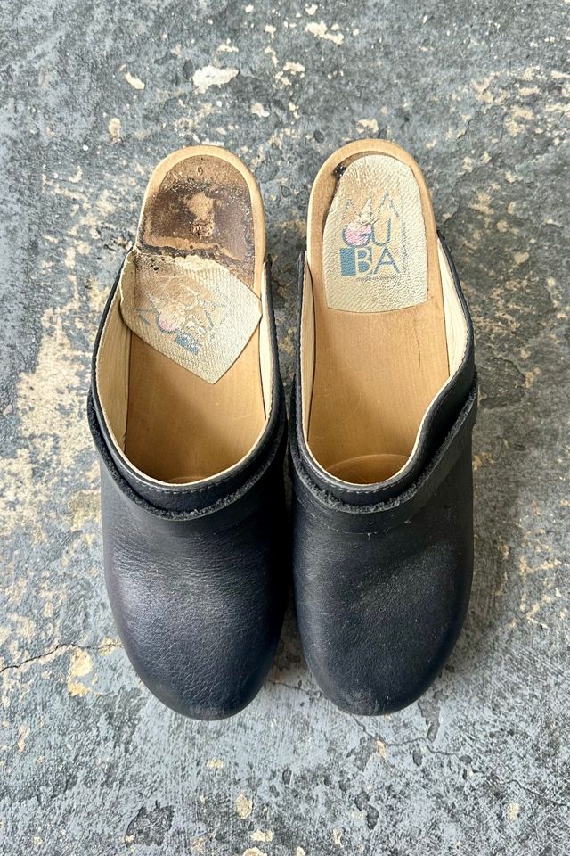 Maguba Black Wooden Clogs Selected by The Curatorial Dept. #2