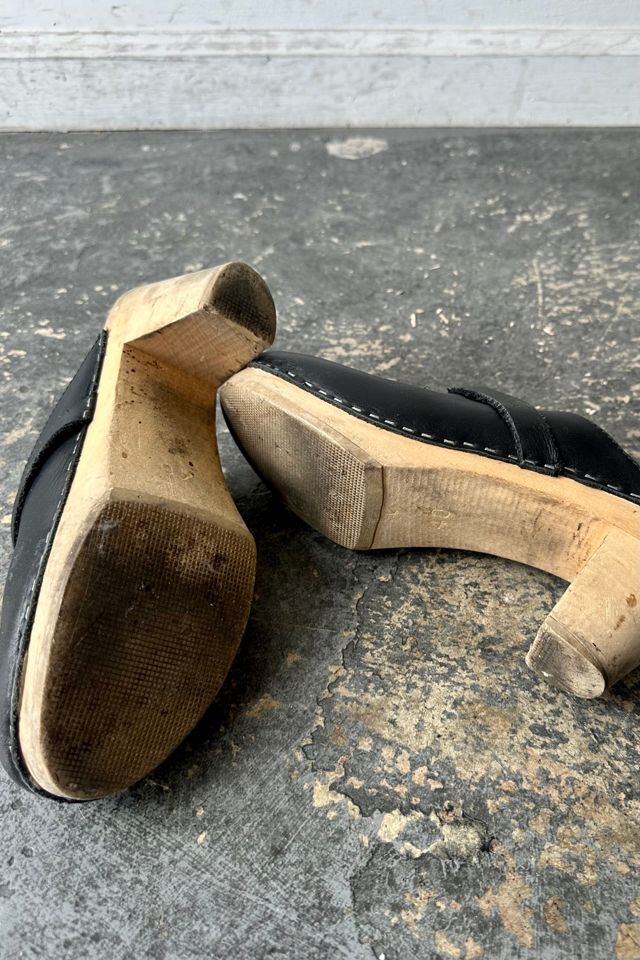 Maguba Black Wooden Clogs Selected by The Curatorial Dept. #3