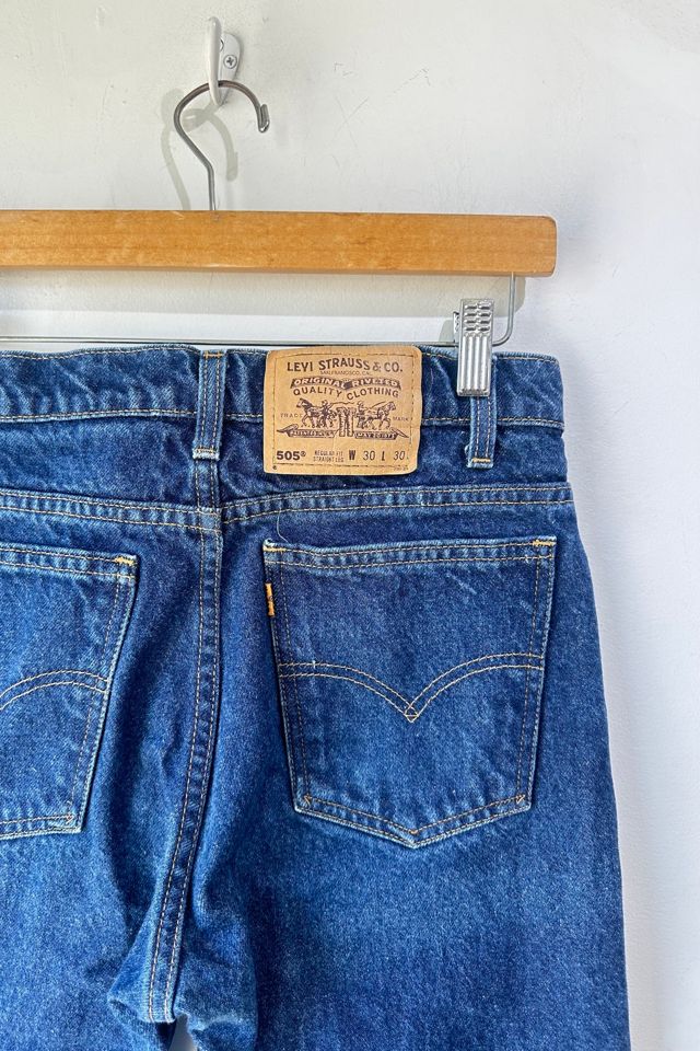 Vintage 505 Levi’s Dark Wash Jeans 30x30 Selected by The Curatorial Dept. #2