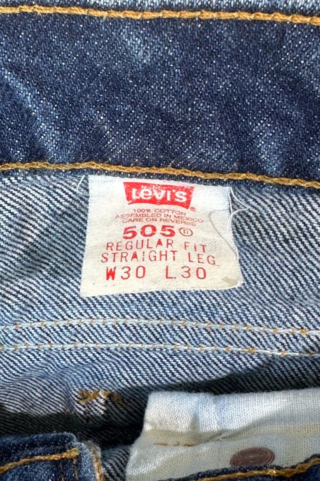 Vintage 505 Levi’s Dark Wash Jeans 30x30 Selected by The Curatorial Dept. #3