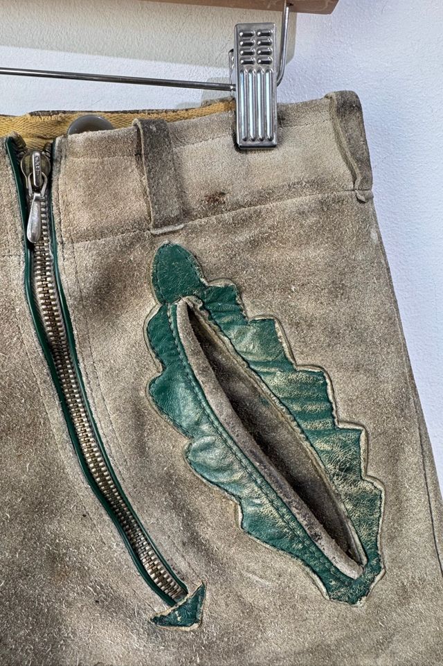 Vintage Suede Lederhosen Shorts Selected by The Curatorial Dept. #1