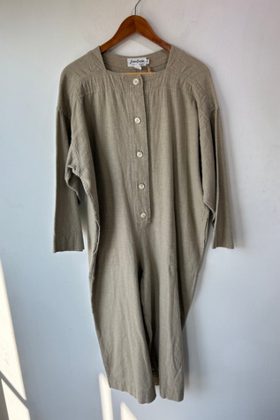 Junko Sagawa Tan Jumpsuit Selected by The Curatorial Dept.
