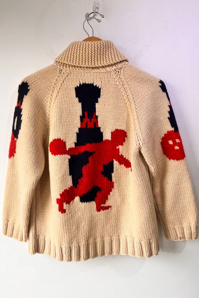 Vintage Cowichan Bowling Motif Sweater Selected by The Curatorial Dept. #1