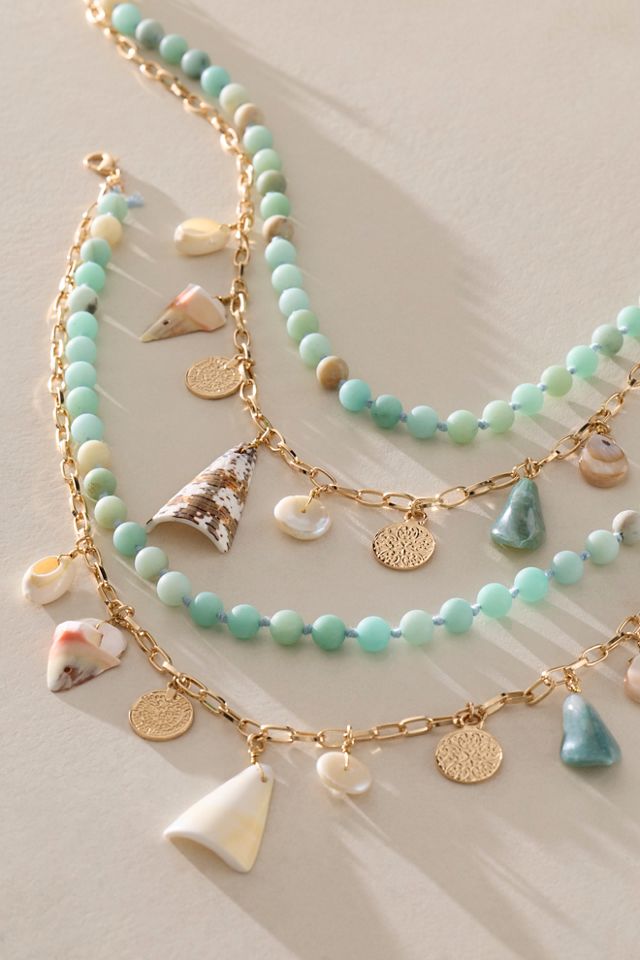 Serendipity Semiprecious Stone Strand Necklace #3