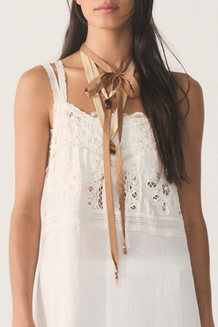 Wild Unknown Layered Necklace at Free People in Tigers Eye